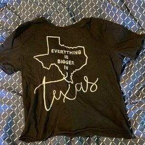 Texas Cropped T